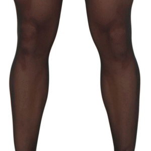 bas résille Candyman noir élégant