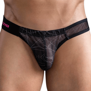 bikini géométrique noir