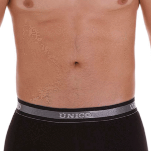 boxer noir élégant