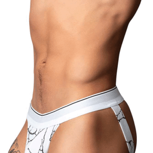 lingerie univers jock blanc noir