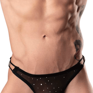 string Lingerie-univers argenté