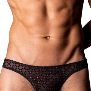 tanga Lingerie-univers Noir