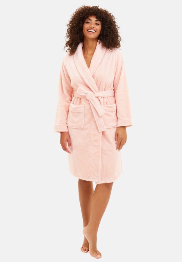 peignoir polaire Dream Cloud Pink
