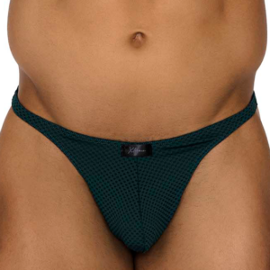 Mesh Thongs vert Lingerie-univers