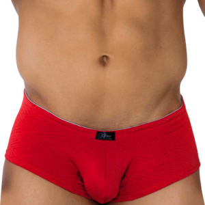 trunks rouge jacquard moderne