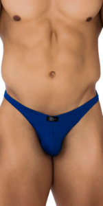thongs jacquard bleu royal