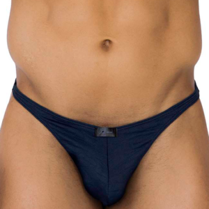 bikini jacquard bleu foncé