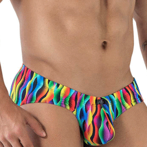 slip imprimé Vagues Lingerie-univers