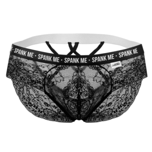 Culotte en dentelle noire élégante