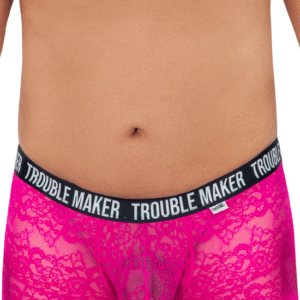 Lingerie-univers pink lace trunks