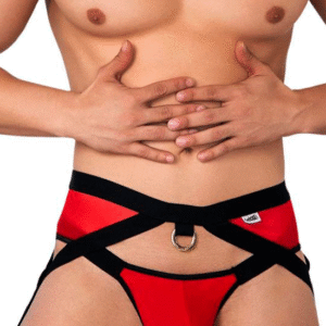 Lingerie-univers jockstrap rouge