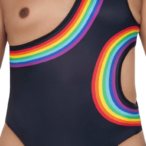 Lingerie-univers 99702x bodysuit noir arc-en-ciel