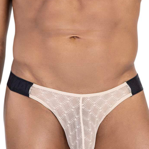 lingerie univers mesh thongs beige