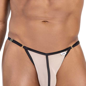 lingerie-univers mesh thongs beige