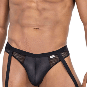 string jarretelle noir