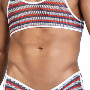 ensemble rayé Lingerie-univers