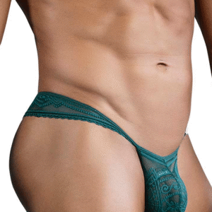 Lingerie-univers Lace Thongs Green