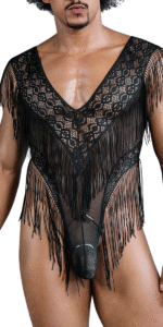 bodysuit dentelle mesh noir