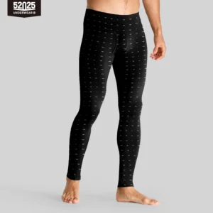 Collants Thermiques Homme Coton - noirs