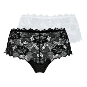 culottes Arum noir et blanc