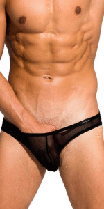 bikini taille basse noir