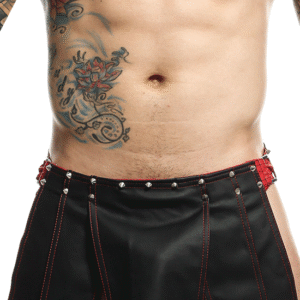 Lingerie-univers jupe romaine noir rouge