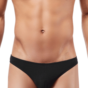 bikini brief noir Lingerie-univers