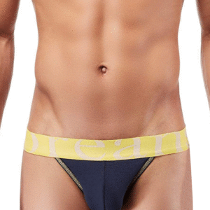 string Lingerie-univers bleu marine