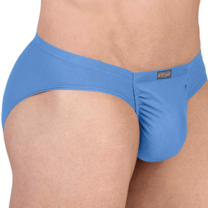 Bikini en coton bleu clair