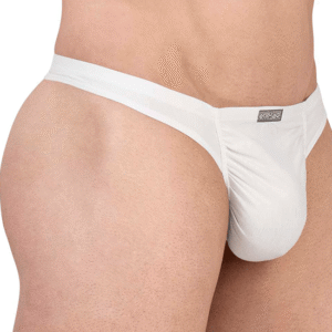 string blanc en coton