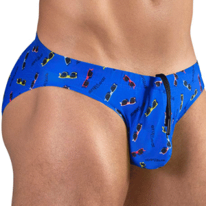 slip de bain Lingerie-univers bleu
