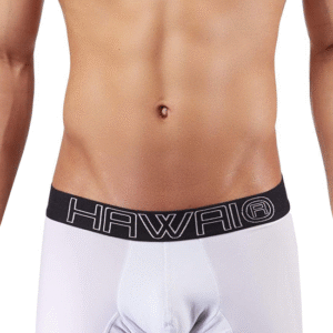 boxer brief blanc Lingerie-univers