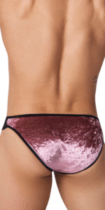 Bikini en velours rose Lingerie-univers