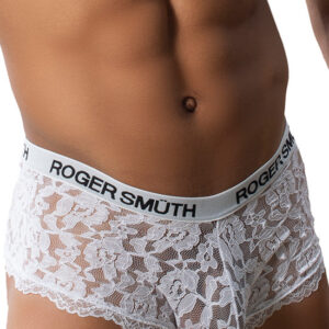 Lingerie-univers Rs035 Transparent Trunks Blanc