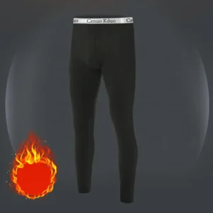 Legging Thermique Homme Polyester noir et Léger – Usage Quotidien