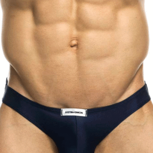 bikini soyeux classique marine