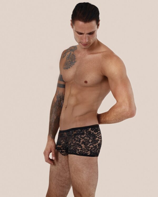 boxer en dentelle élégant