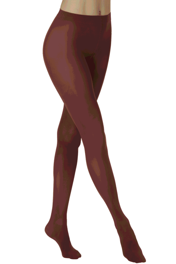Collant Opaque Satiné Cacao