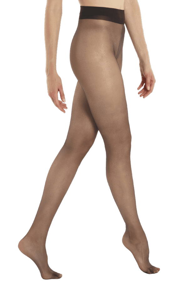 collant transparent mat microfibre