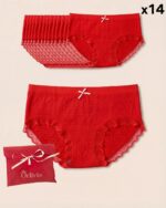 culottes antibactériennes rouges