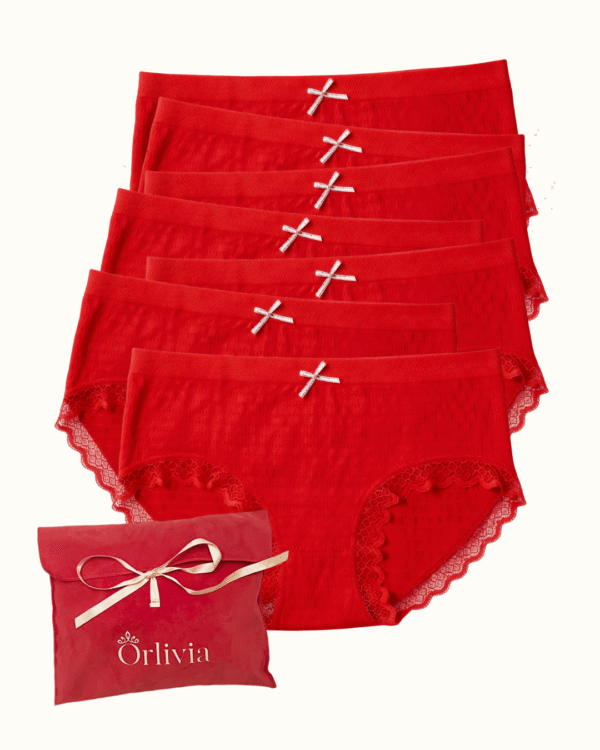 culotte rouge antibactérienne