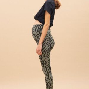 legging grossesse coton bio zèbre