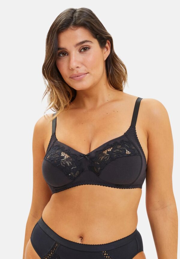 soutien-gorge emboîtant Coton Plus noir