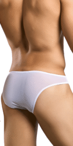 bikini blanc soyeux univers