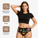 culotte menstruelle taille haute