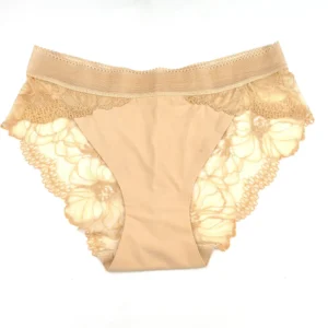 Lingerie Saint Valentin - Culotte Dentelle Sans Couture Rose –