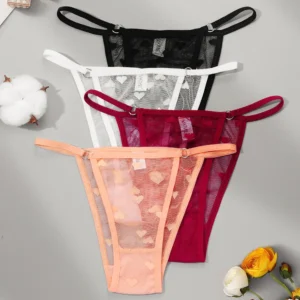 Lot de 2 Culottes en dentelle – Lingerie Saint Valentin