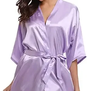 Peignoir en satin, lingerie féminine intime, vêtements de nuit soyeux, cadeau de mariage, kimono décontracté, peignoir, nuisette, nuisette sexy