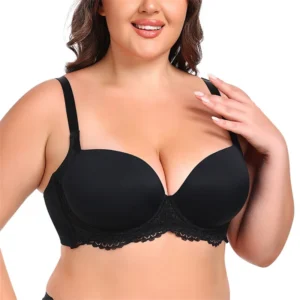 Lingerie grande taille pour fortes poitrines, minimisant l'affaissement, fronçant, respirante, à armatures, bonnets B à F (38, 40, 42, 44, 46, 48).