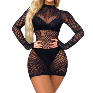 Lingerie grande taille pour femmes, sous-vêtements sexy et érotiques, robe sexy, lingerie transparente, vêtements sexy